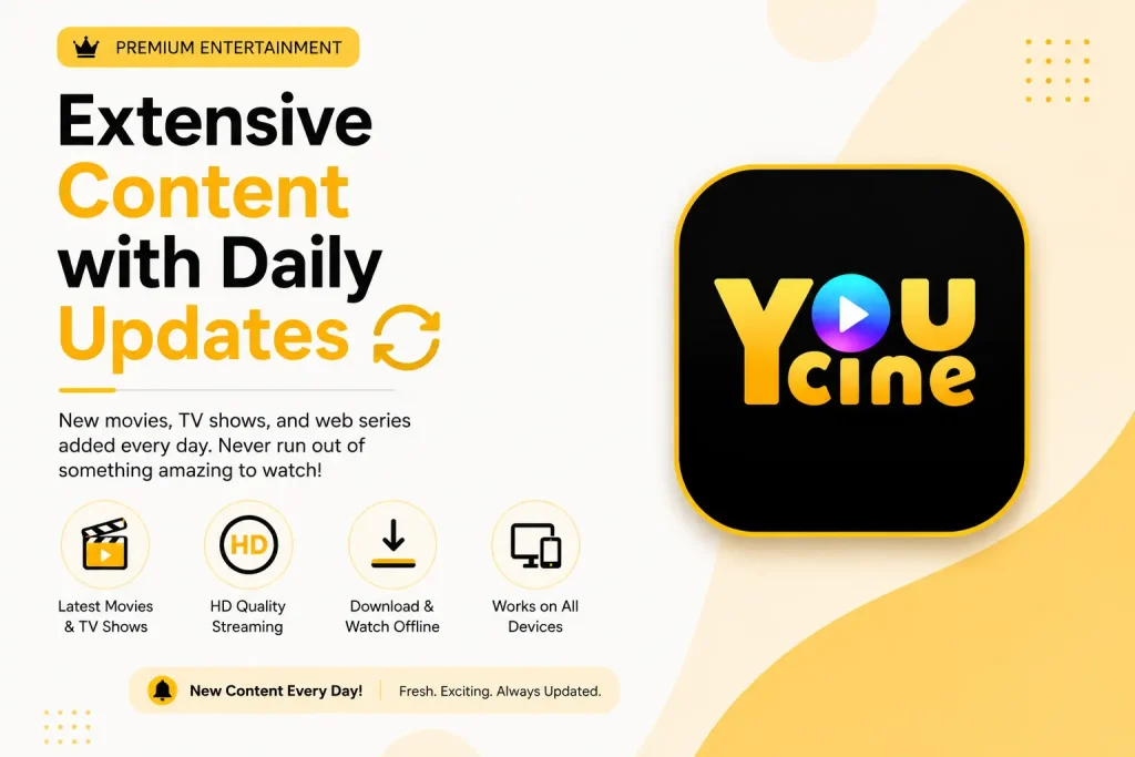 Youcine APK Download Latest 2026 For Smooth Streaming 9 Extensive Content with Daily Updates